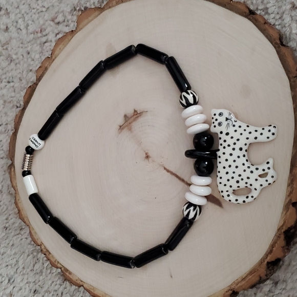 Ruby Z Jewelry Ruby Z Candace Loweed Cat Design Ceramic Beaded